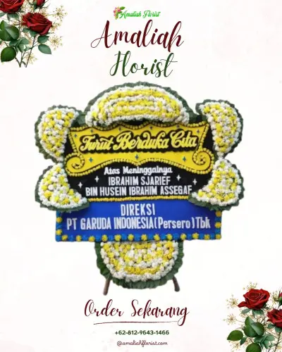 Papan Bunga Duka di Gedegan