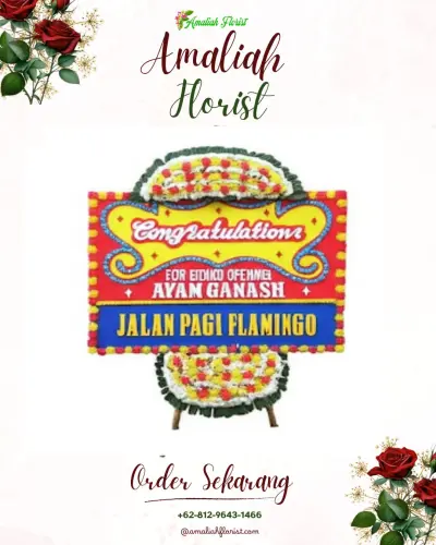 Bunga Papan Congratulation di Gedegan